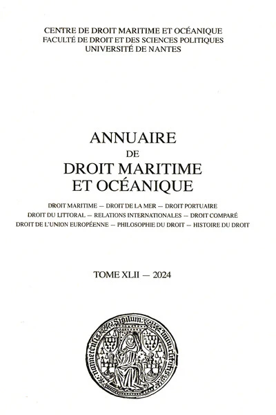 Annuaire de droit maritime et océanique