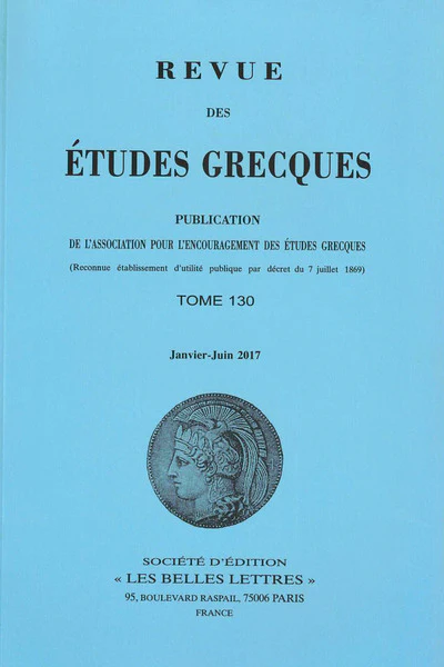 Revue des études grecques