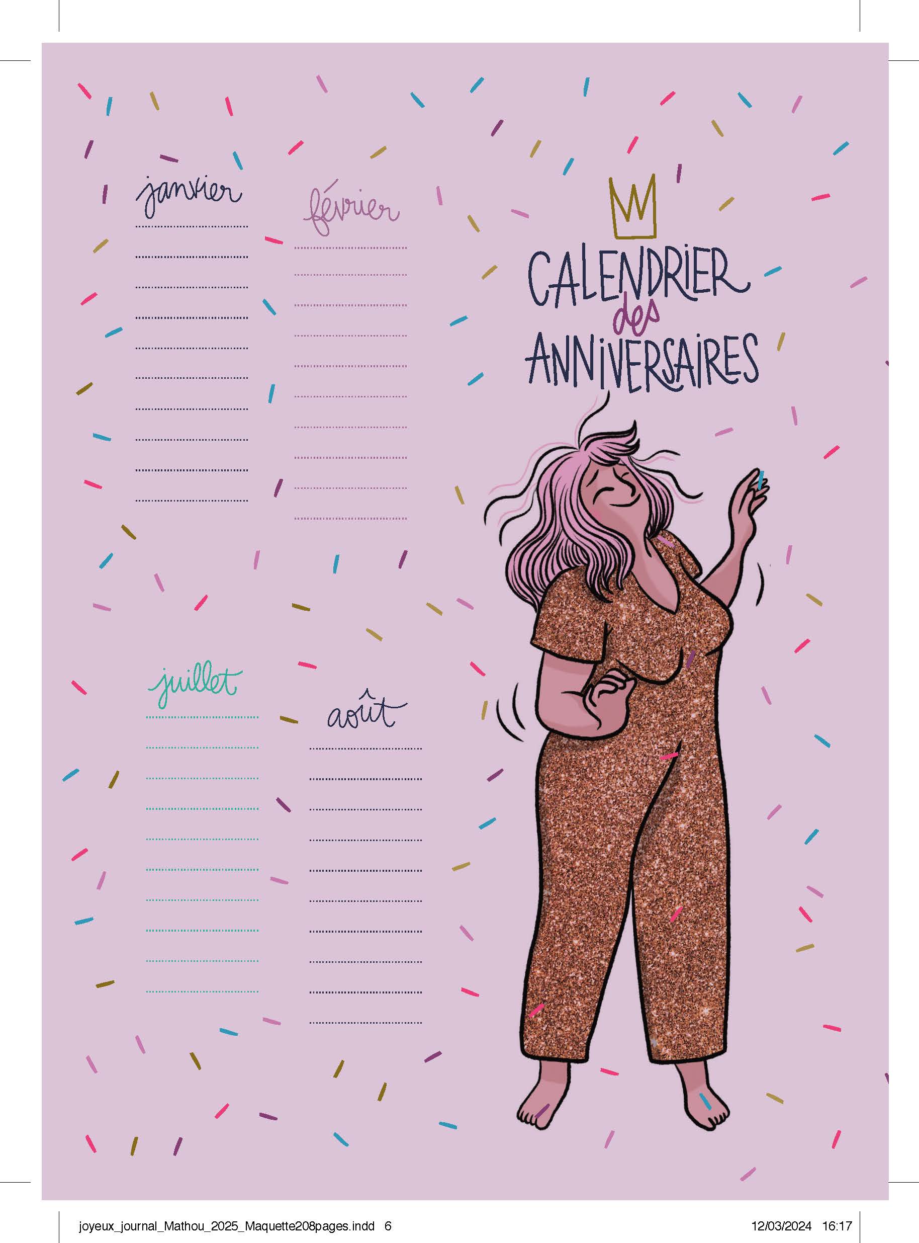 Joyeux journal 2025 - Agenda - Image 22