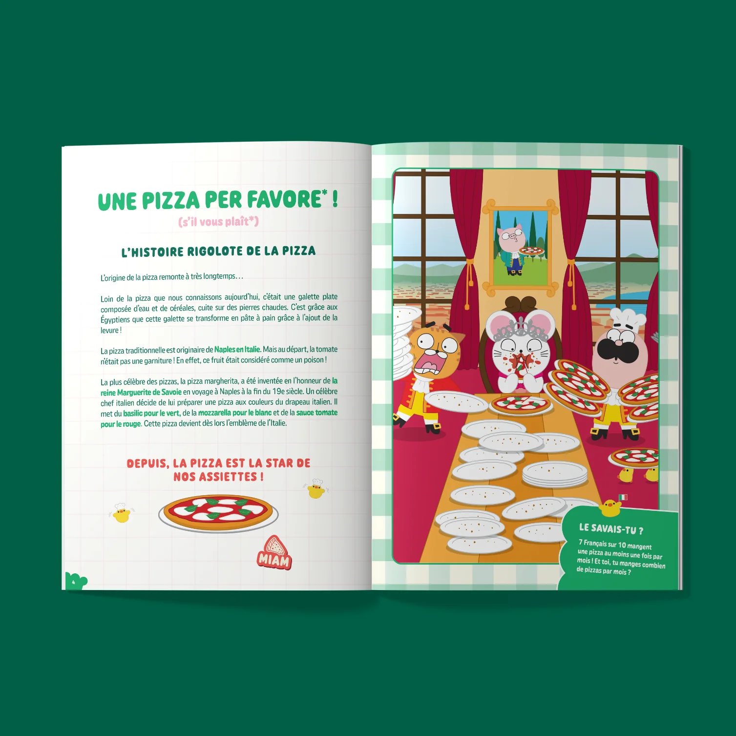 Coffret Kids : Le livre pizzaiolo, le tablier et la toque Chefclub Kids - Image 4