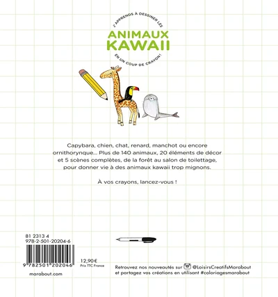 J'apprends à dessiner des animaux kawaï - Image 2