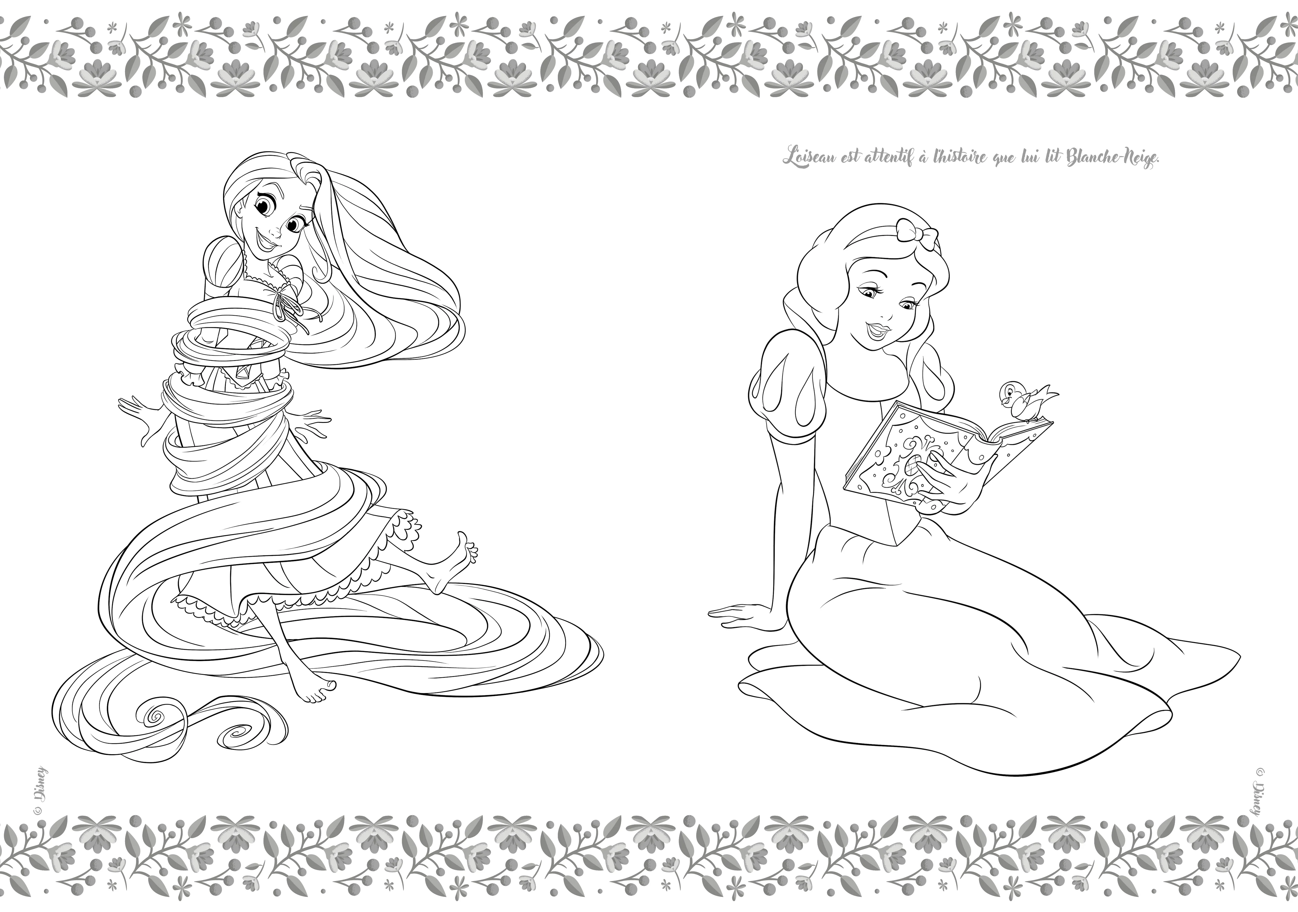 Disney Princesses - Star Color (Raiponce et Blanche-Neige) - Image 2
