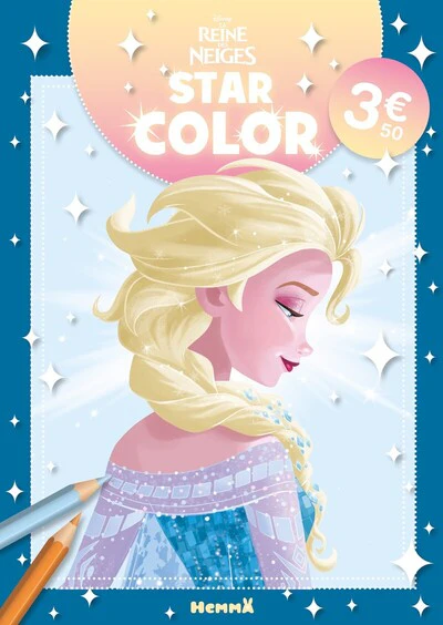 Disney La Reine des Neiges - Star Color (Elsa robe bleue) - Image 5