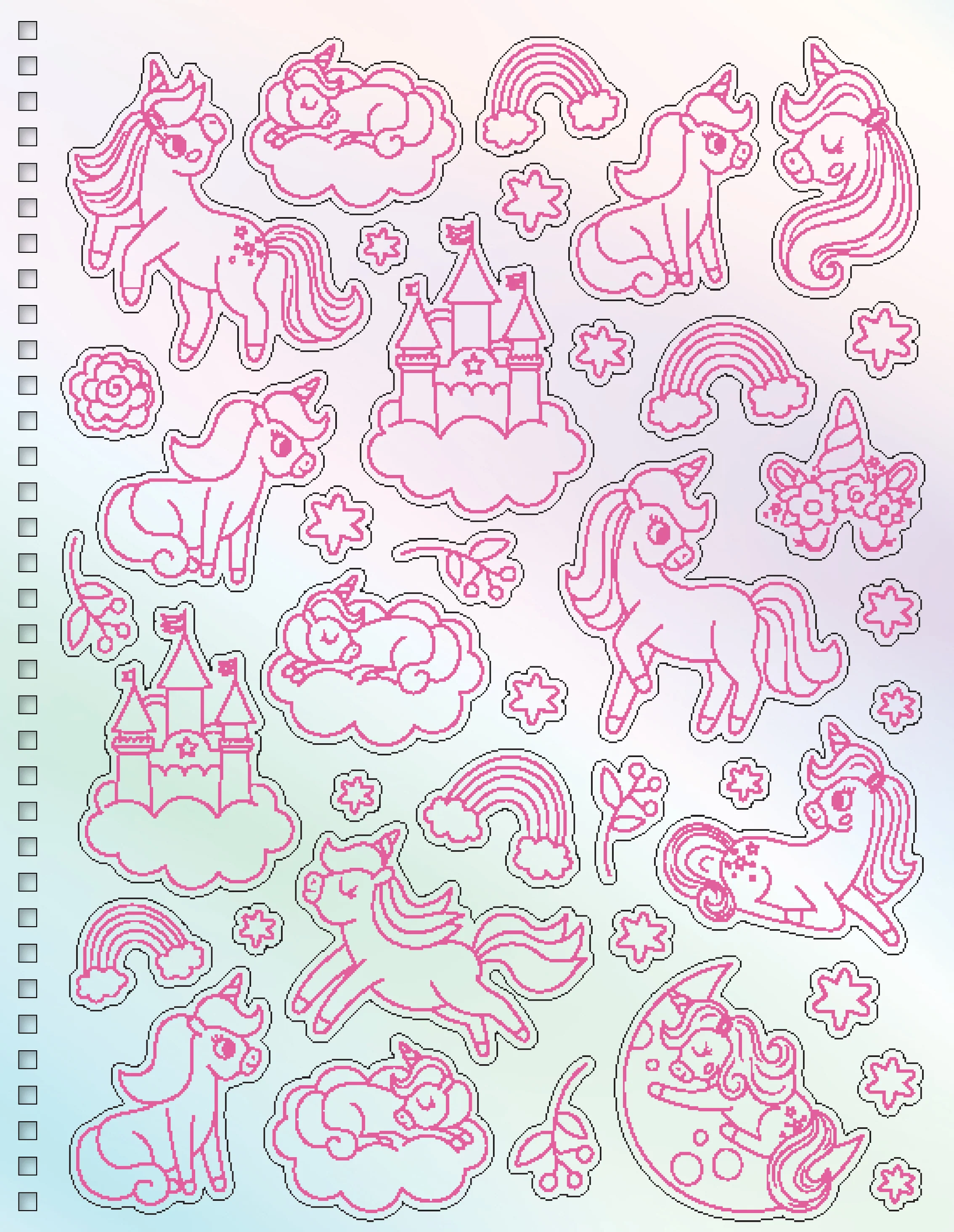 Colos velours - Incroyables licornes - Avec 30 stickers holographiques - Image 6