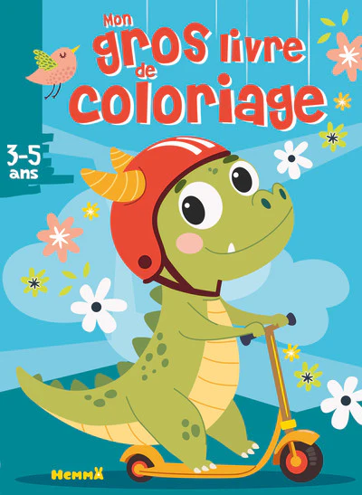 Mon gros livre de coloriage (Croco trotinette) - Image 2