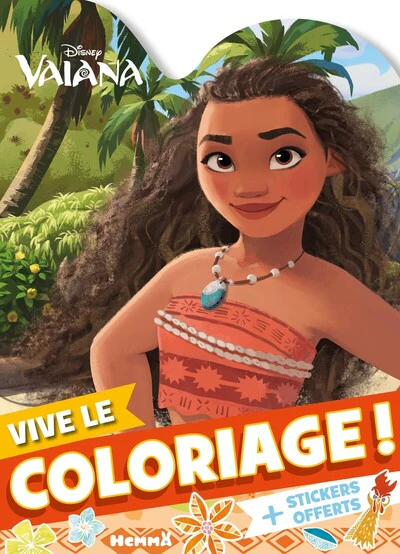 Disney Vaiana - Vive le coloriage ! (Vaiana et Pua dans les bras) - Image 2
