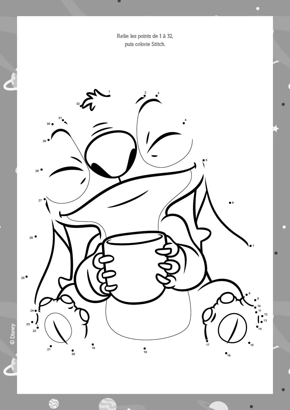 Disney Stitch - Fantastic' Colos (Stitch et Leroy) - Coloriages codés et numérotés, points à relier et bien d'autres encore ! - Image 3