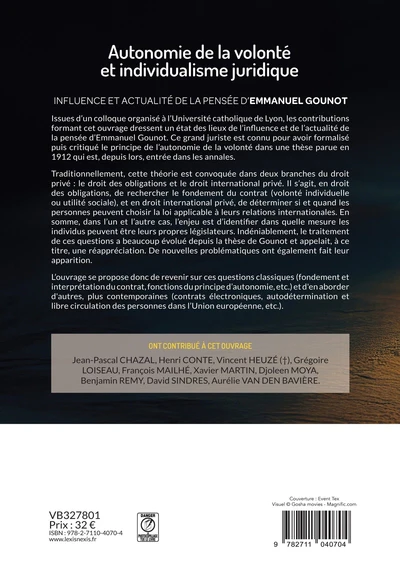 Autonomie de la volonté et individualisme juridique - Image 6