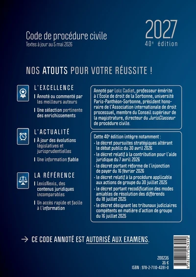 Code de procédure civile 2027 - Image 2