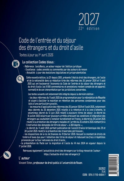 Code de l'entrée et du séjour des étrangers et du droit d'asile 2027 - Image 4