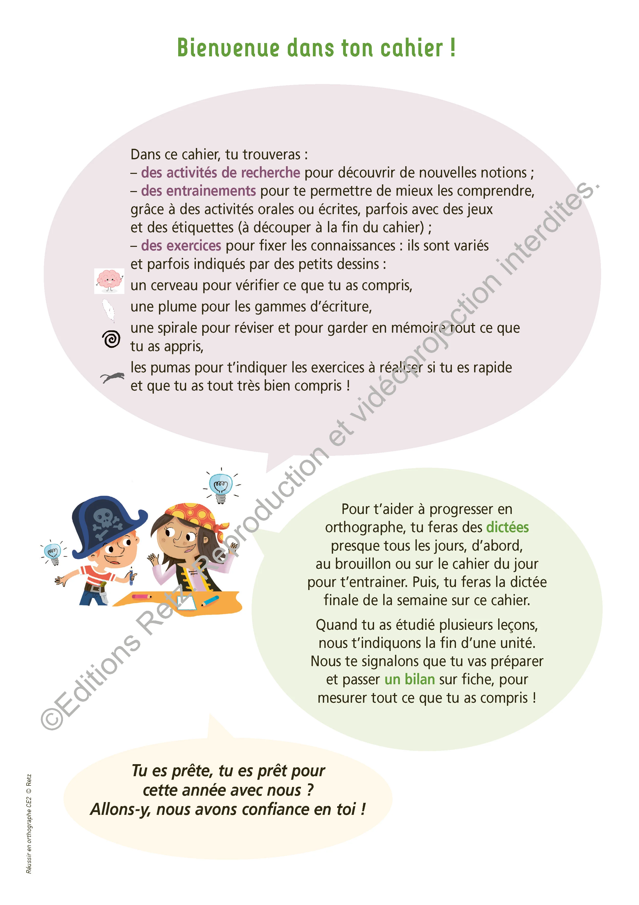 Réussir en orthographe CE2 - cahier de l'élève - programme 2025 - Image 2