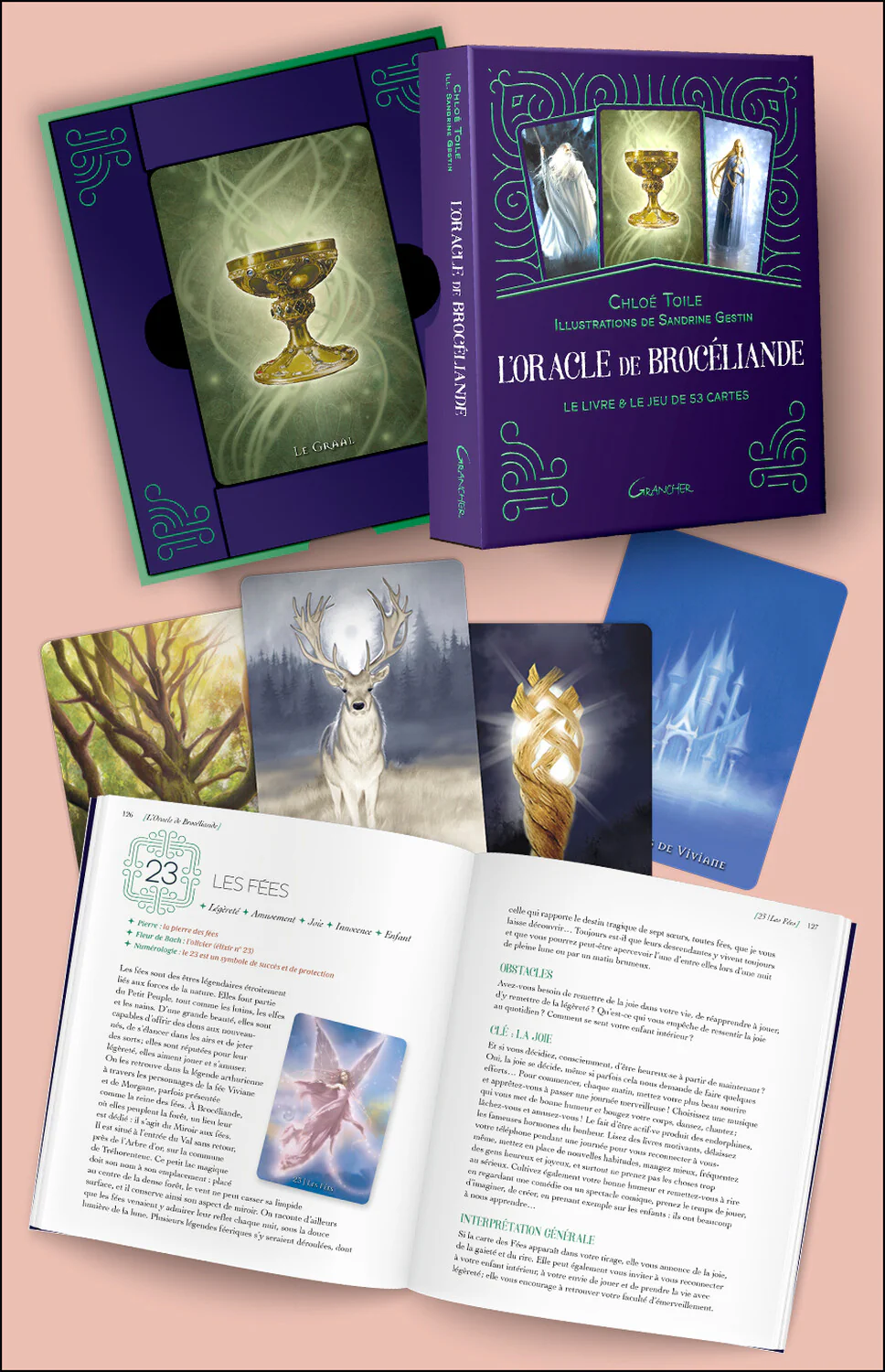 L'Oracle de Brocéliande - Le livre & le jeu de 53 cartes - Coffret - Image 72