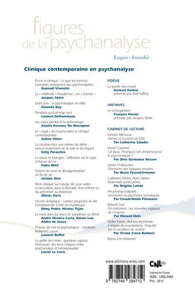 Figures de la psy 48 - Clinique contemporaine en psychanalyse - Image 2