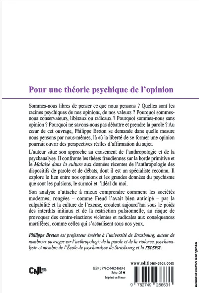 Pour une théorie psychique de l'opinion - Image 2
