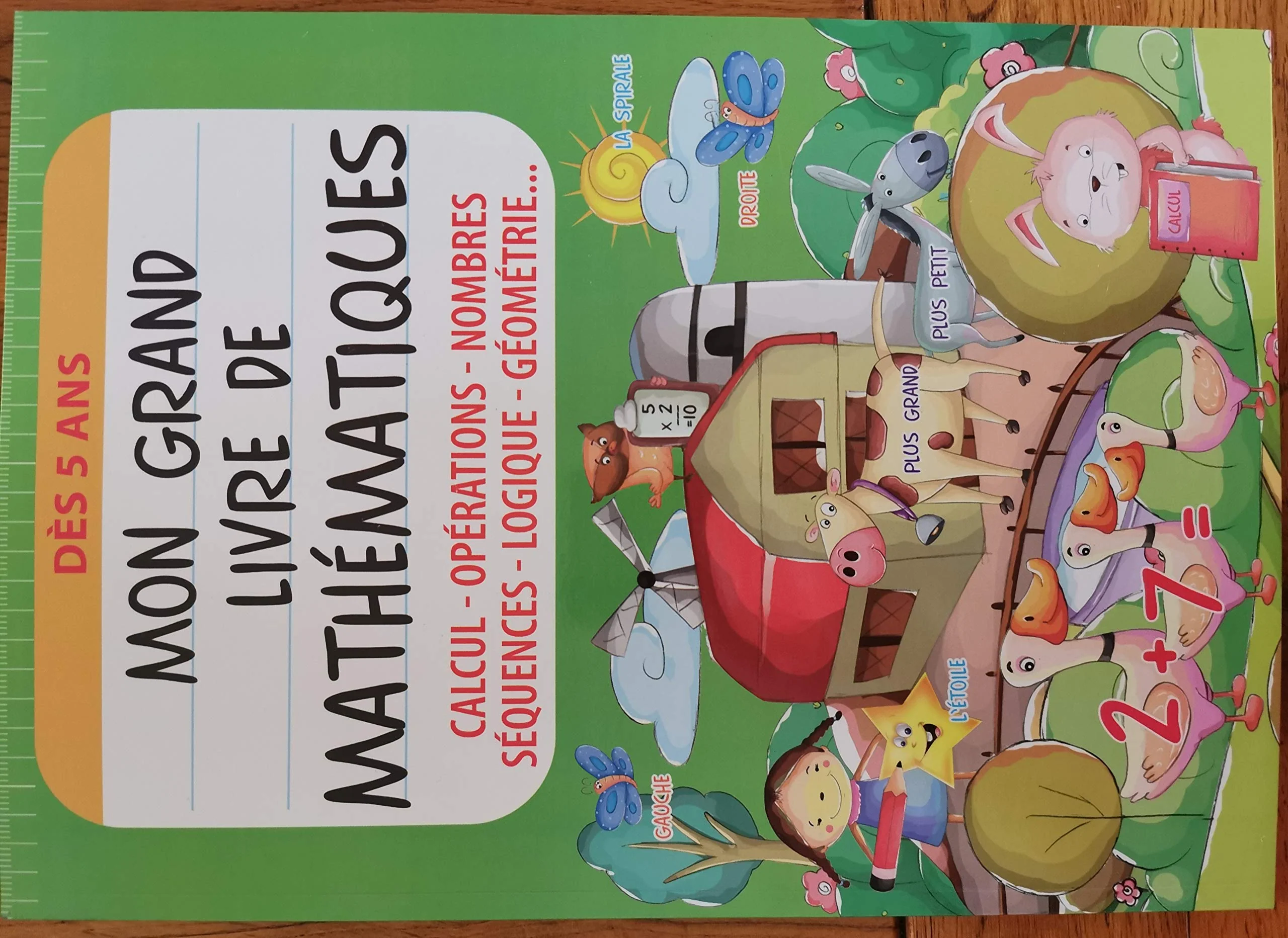 MON GRAND LIVRE DE MATHEMATIQUES DES 5 ANS - Image 2