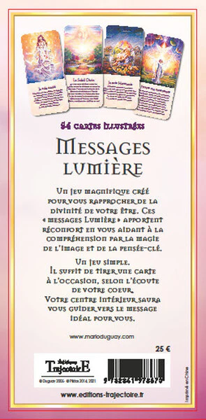 Messages Lumière - La magie de l'image et de la pensée-clé réunies en 54 cartes - Image 24