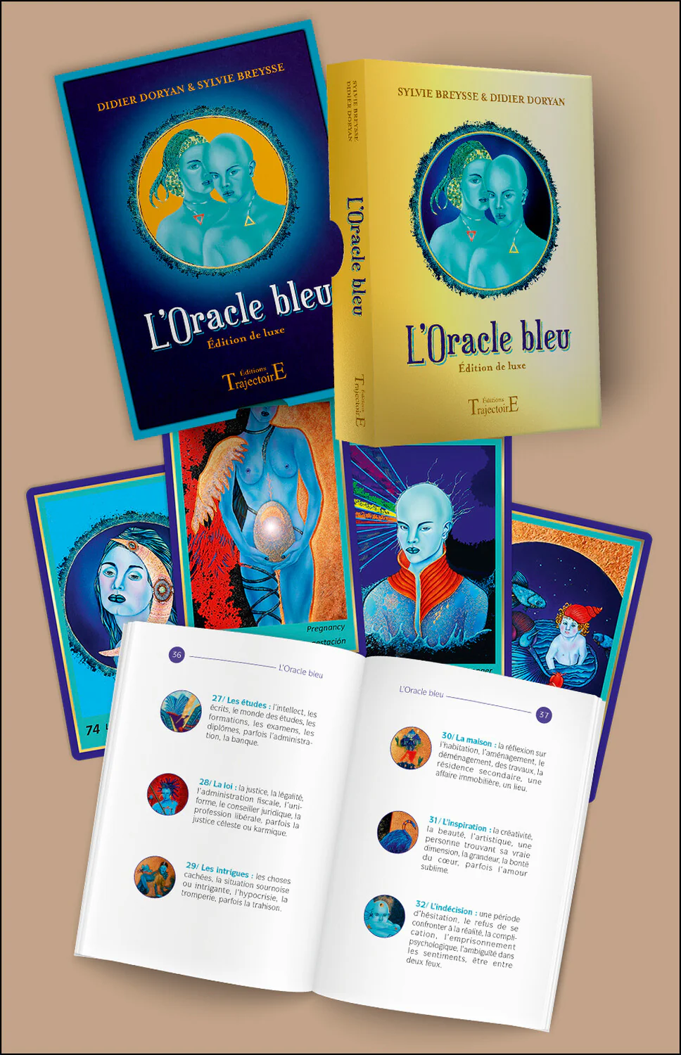 L'Oracle Bleu - 73 cartes & la notice - Edition de luxe - Coffret - Image 28