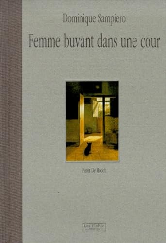 Femme buvant dans une cour - Image 2