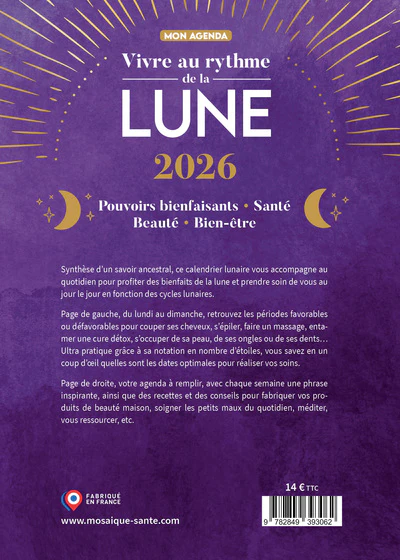 Mon agenda 2026 - Vivre au rythme de la lune - Image 2