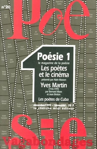 Revue Poésie Vagabondages - numéro 20 Les poètes et le cinéma - Image 2