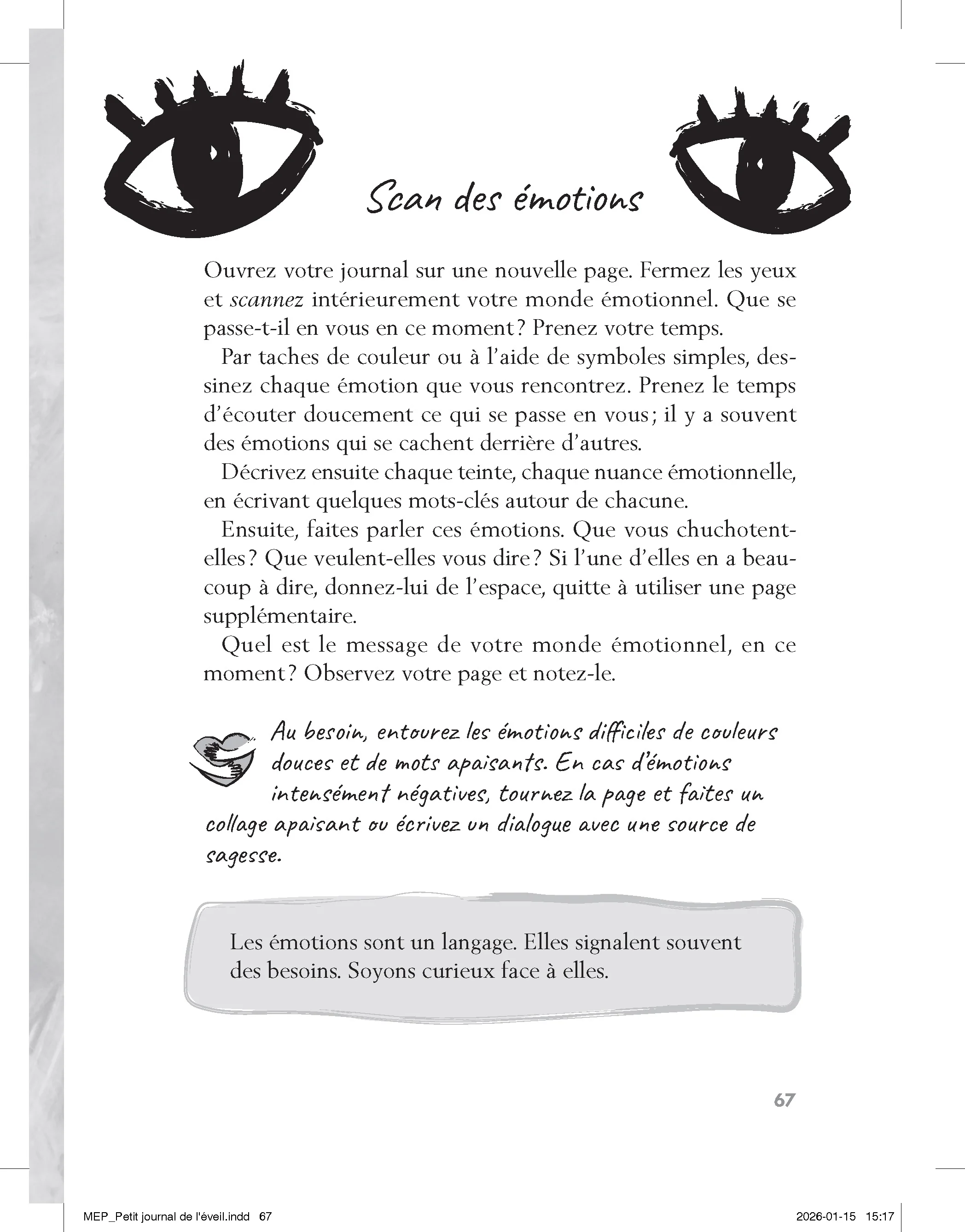 Petit journal de l'éveil - Exercices créatifs pour s'accueillir et s'ouvrir à plus grand que soi - Image 11
