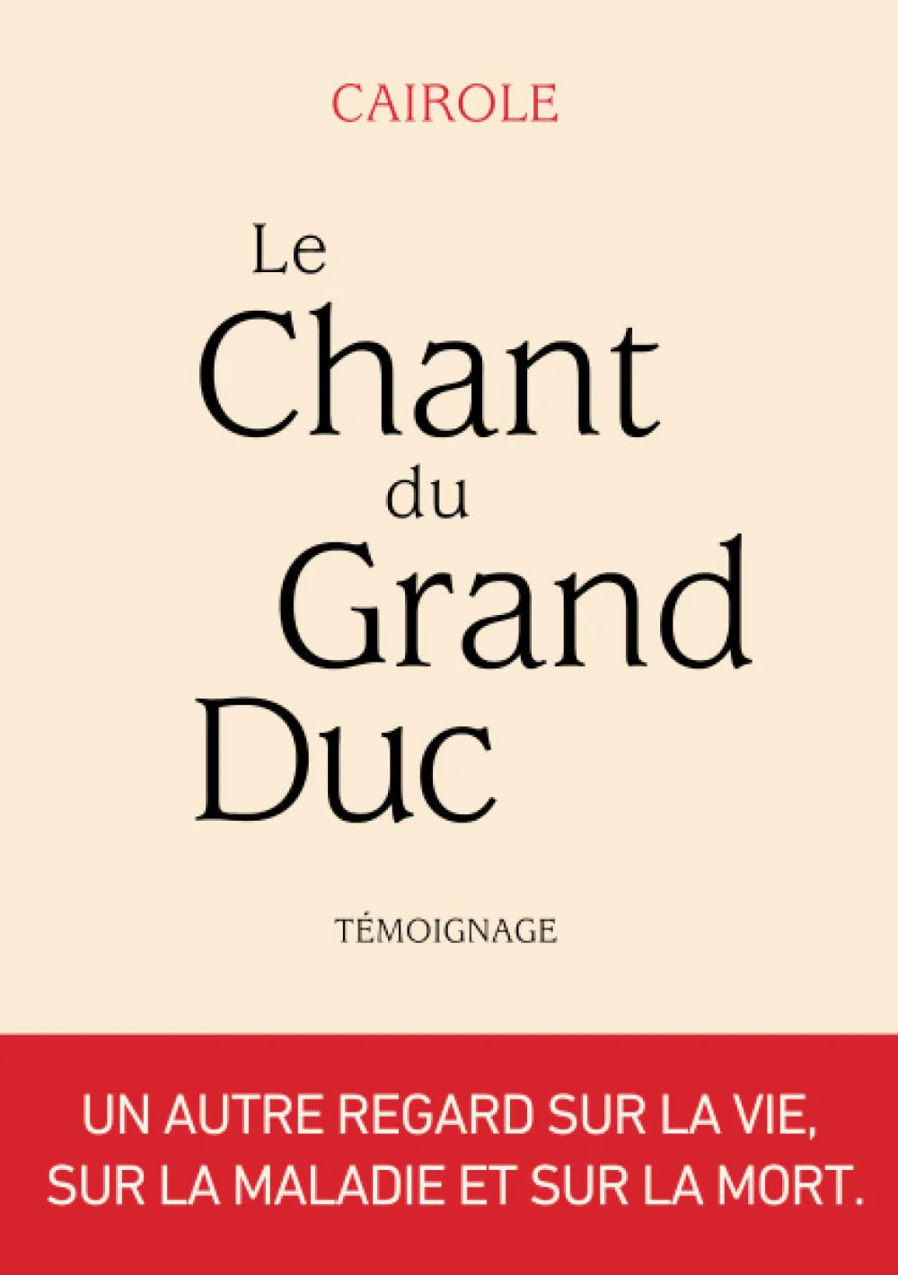 LE CHANT DU GRAND DUC: Un autre regard sur la vie, sur la maladie et sur la mort - Image 2