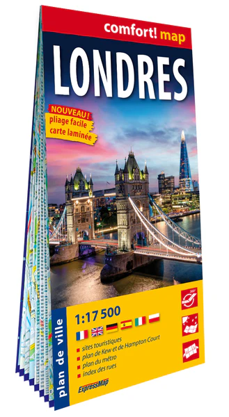Londres 1/17.500 (carte grand format laminée - plan de ville) - Image 2