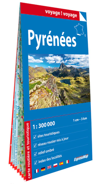 Pyrénées 1/300.000 (carte grand format en papier) - Image 2