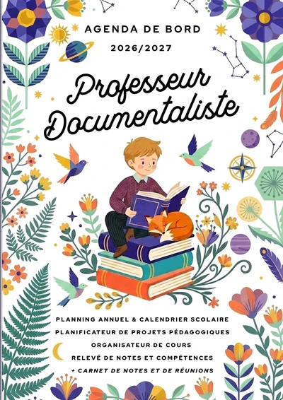 Agenda de bord 2026/2027 professeur documentaliste - Image 2