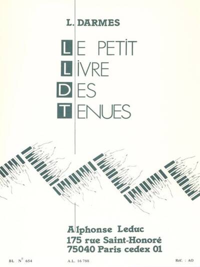 LEDUC DARMES : LE PETIT LIVRE DES TENUES POUR PIANO - Image 2