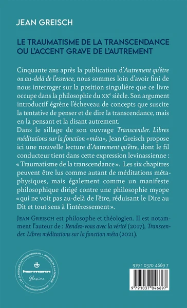 Le traumatisme de la transcendance ou l'accent grave de l'autrement - Image 6