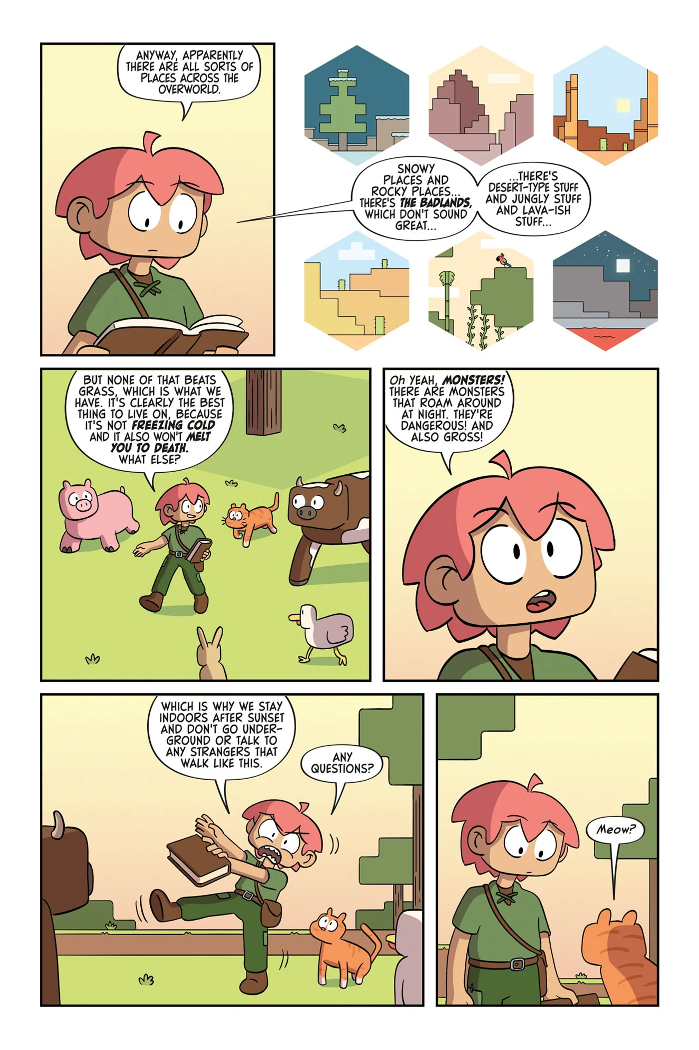 Minecraft la BD officielle T01 :  Chasse au désordre - Image 13