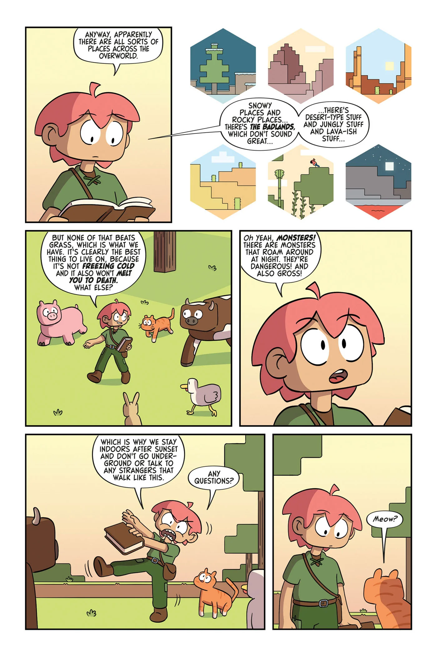 Minecraft la BD officielle T01 :  Chasse au désordre - Image 5