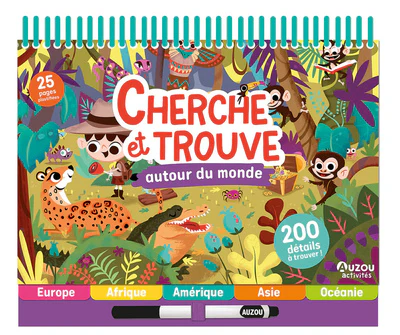 BLOC-NOTES CHERCHE ET TROUVE - AUTOUR DU MONDE - Image 10