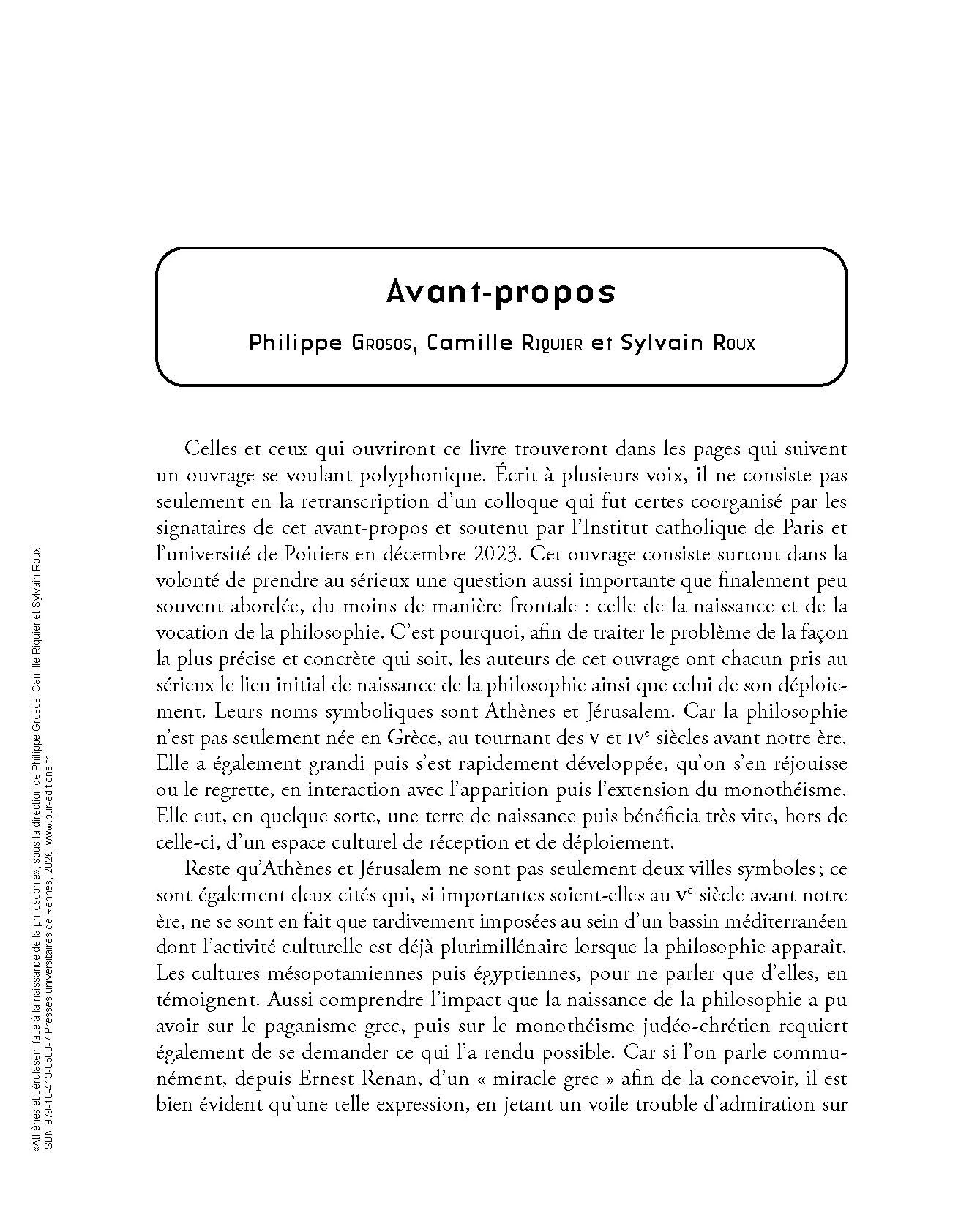 Athènes et Jérusalem face à la naissance de la philosophie - Image 6