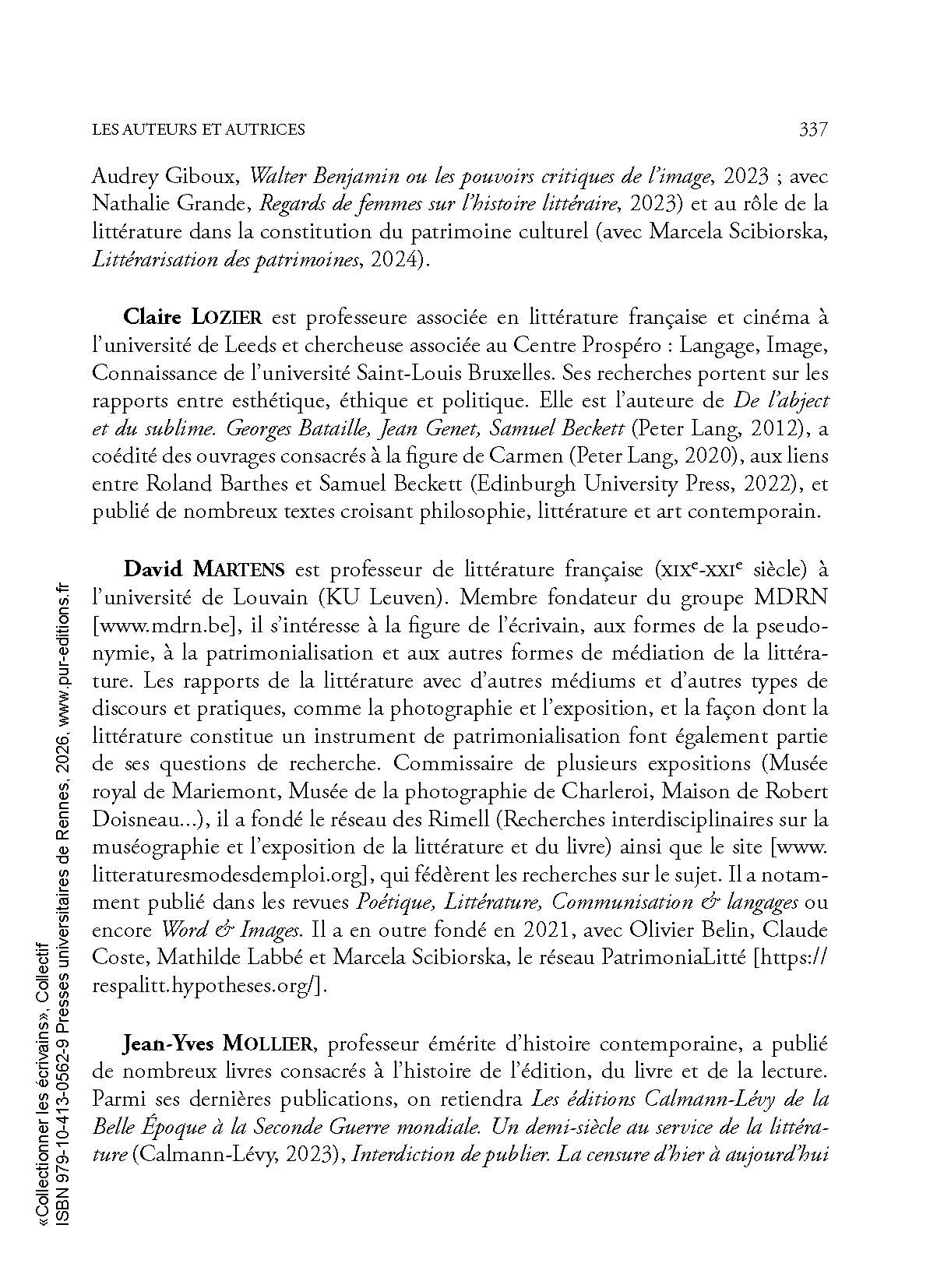 Collectionner les écrivains - Image 16