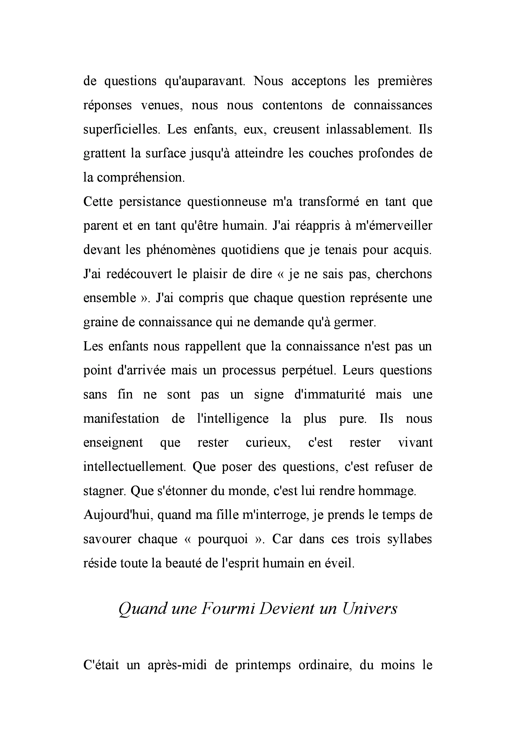 CE QUE LES ENFANTS M'ONT APPRIS - Image 14