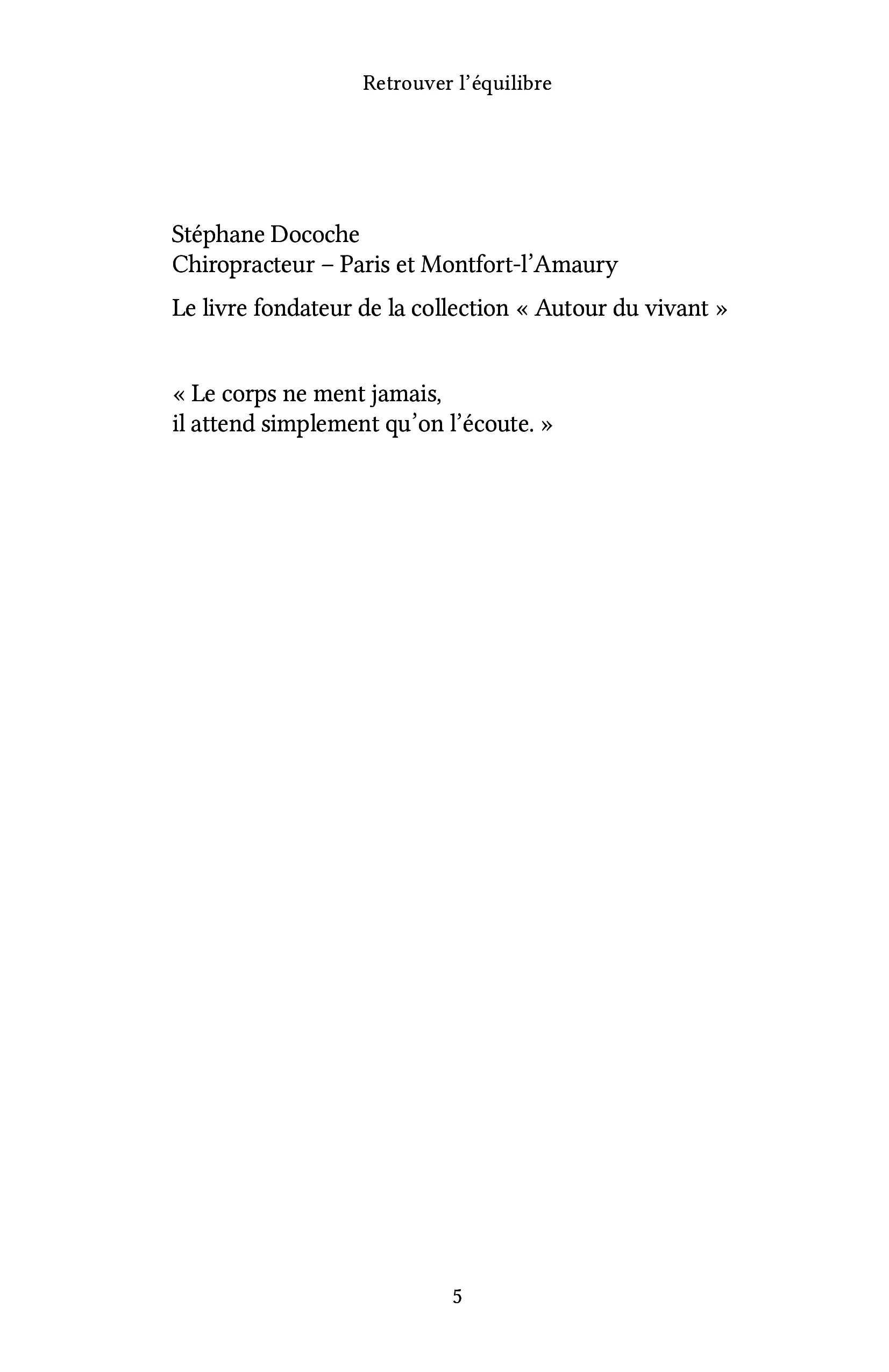 Retrouver l'équilibre - Image 2