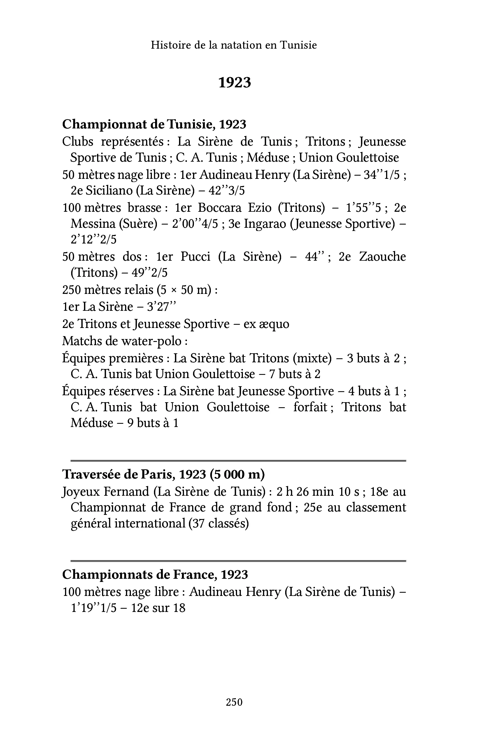 Histoire de la natation en Tunisie - Image 14