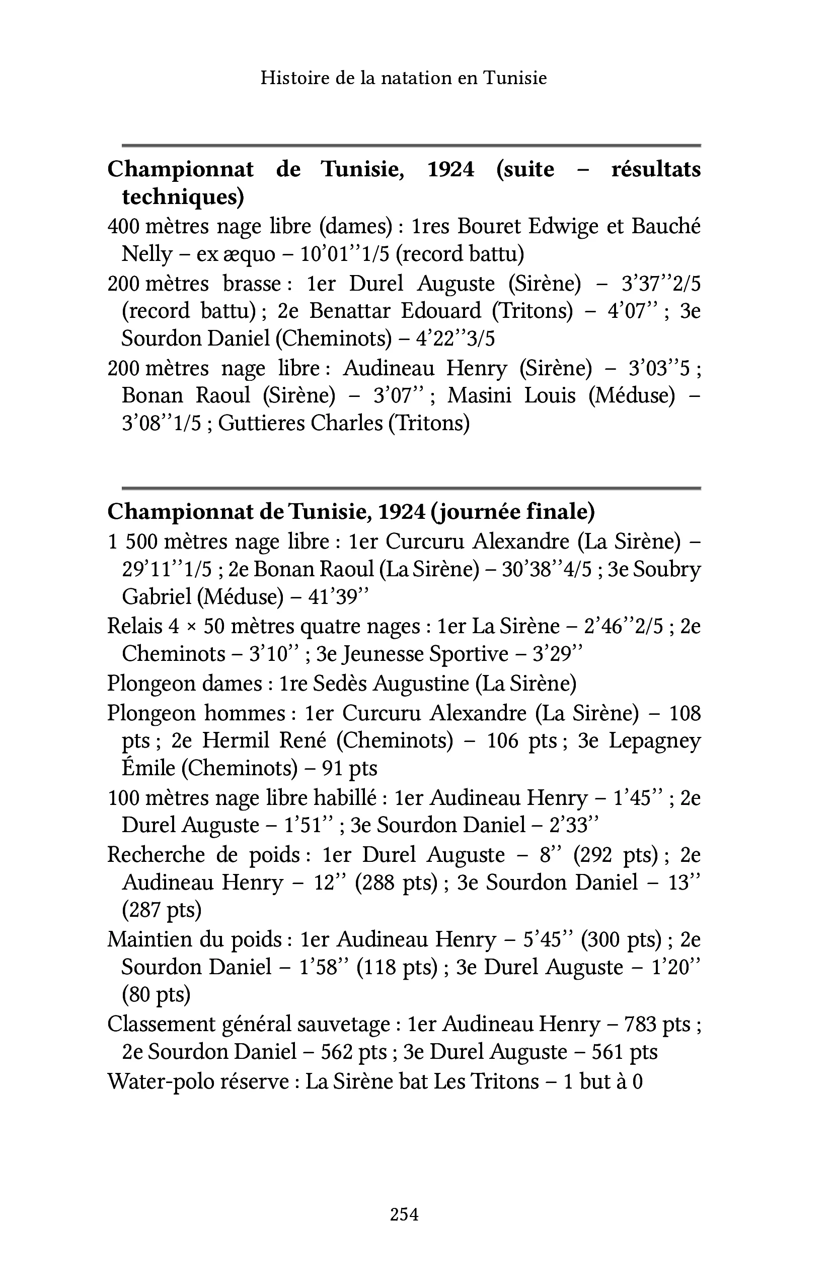 Histoire de la natation en Tunisie - Image 18