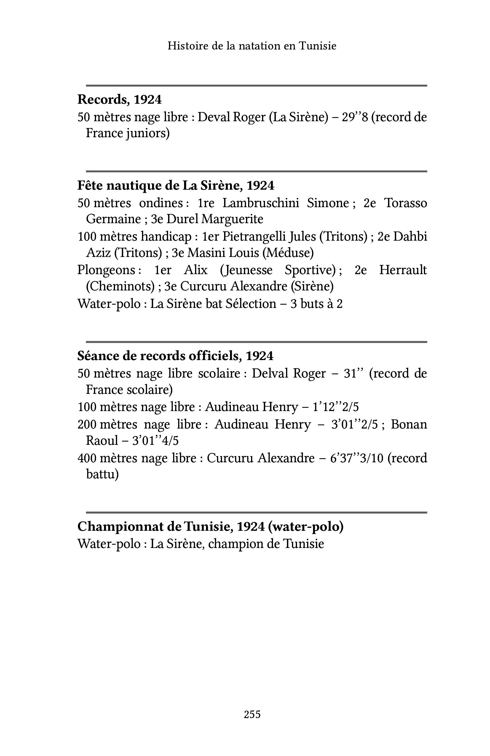 Histoire de la natation en Tunisie - Image 19