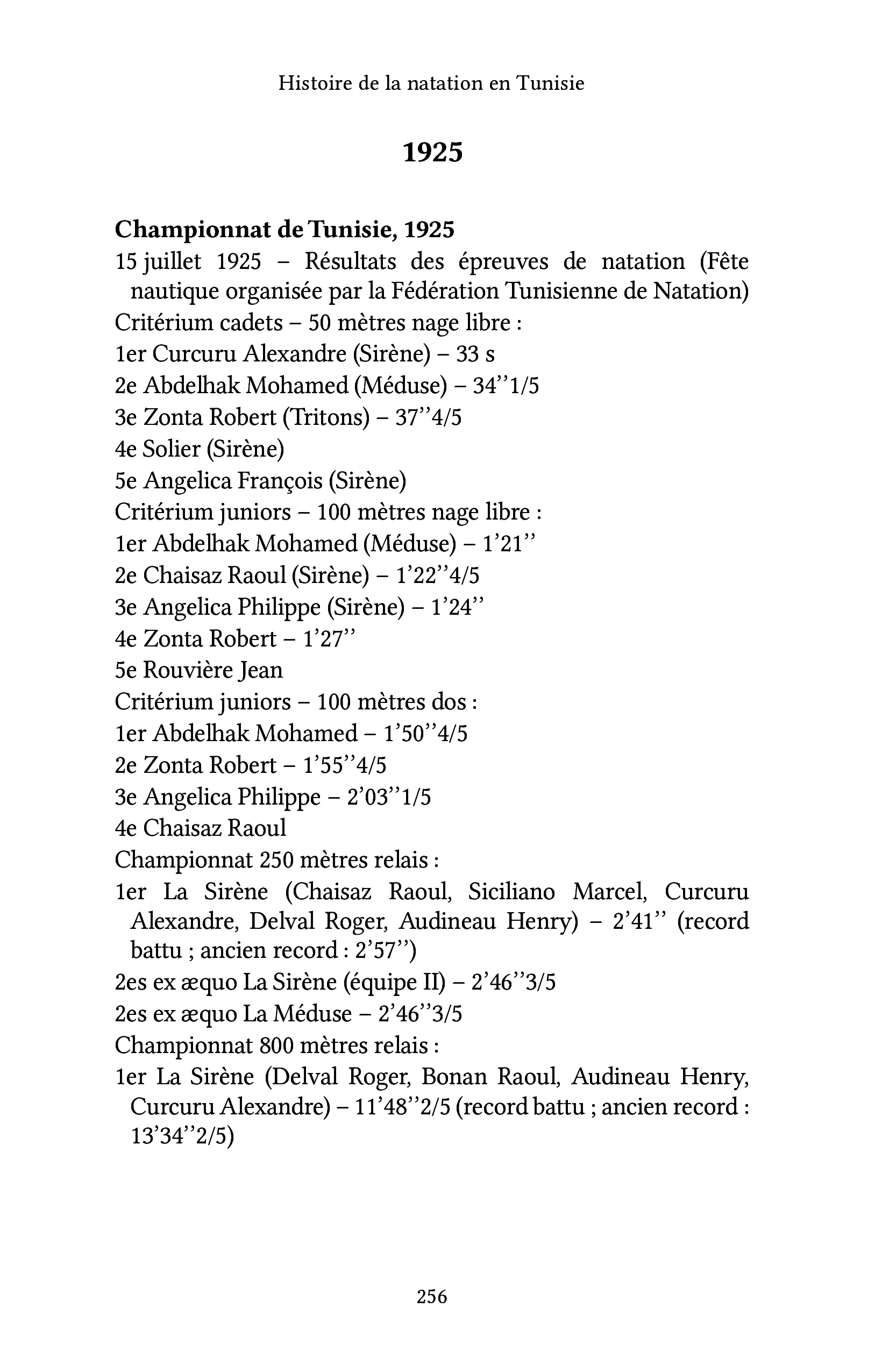 Histoire de la natation en Tunisie - Image 9
