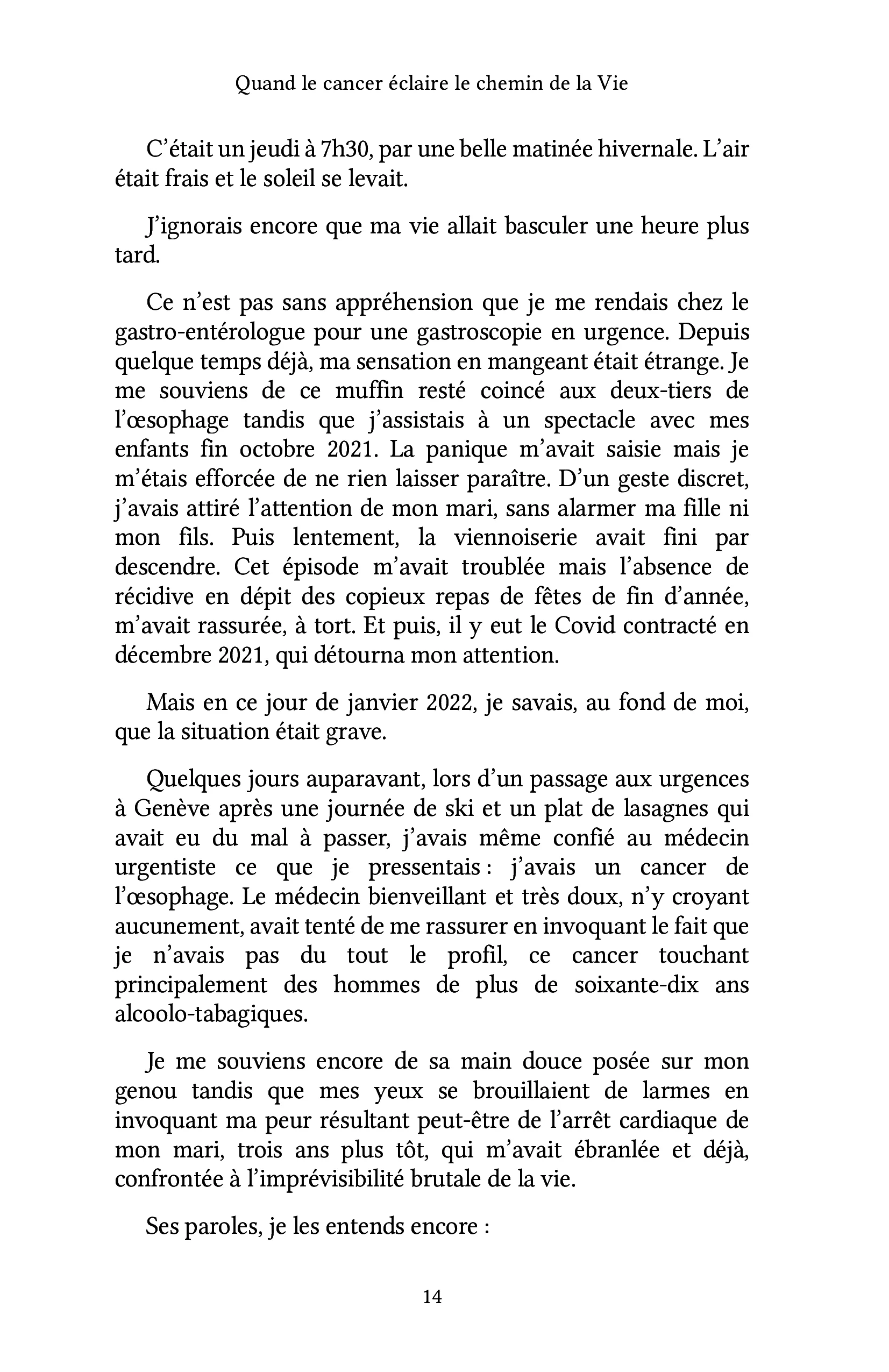 Quand le cancer éclaire le chemin de la Vie - Image 11