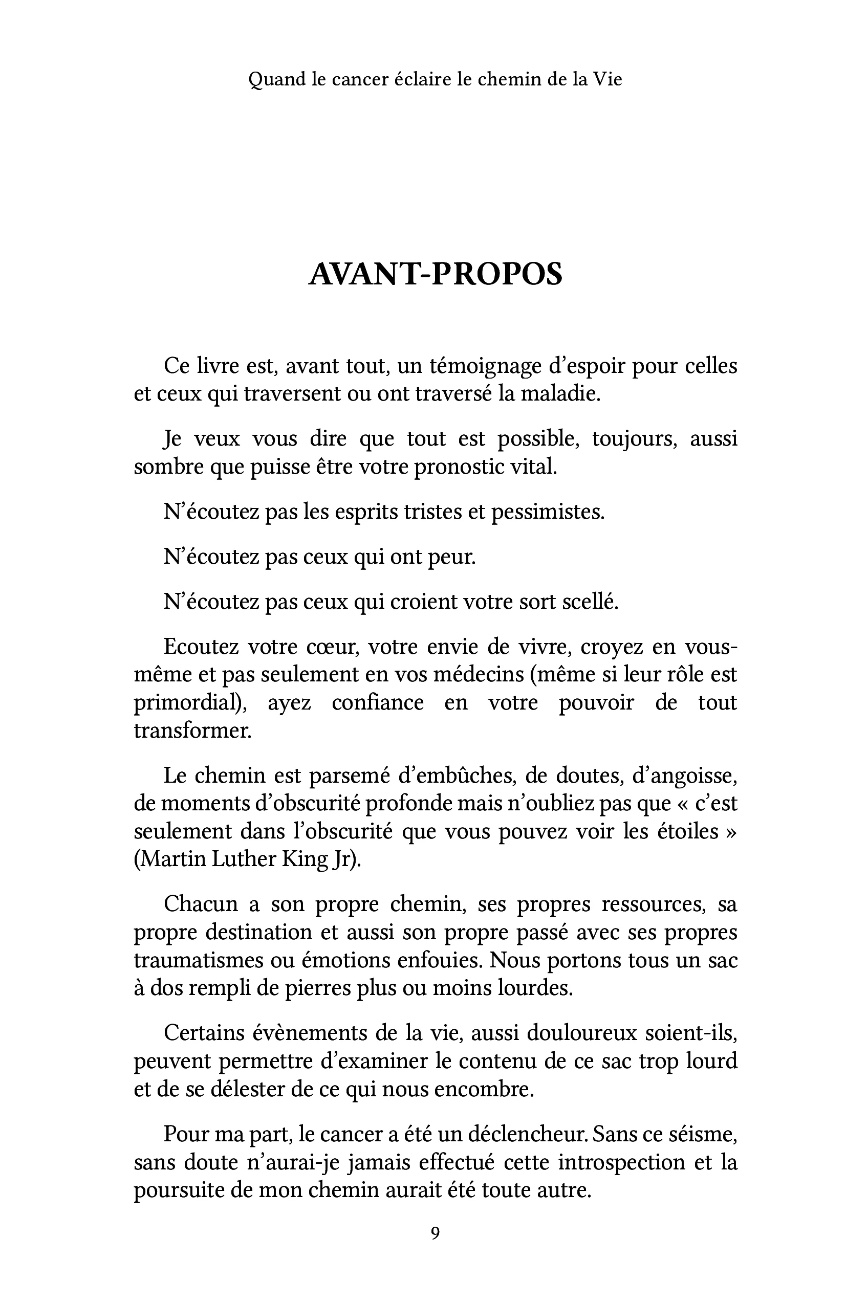 Quand le cancer éclaire le chemin de la Vie - Image 17
