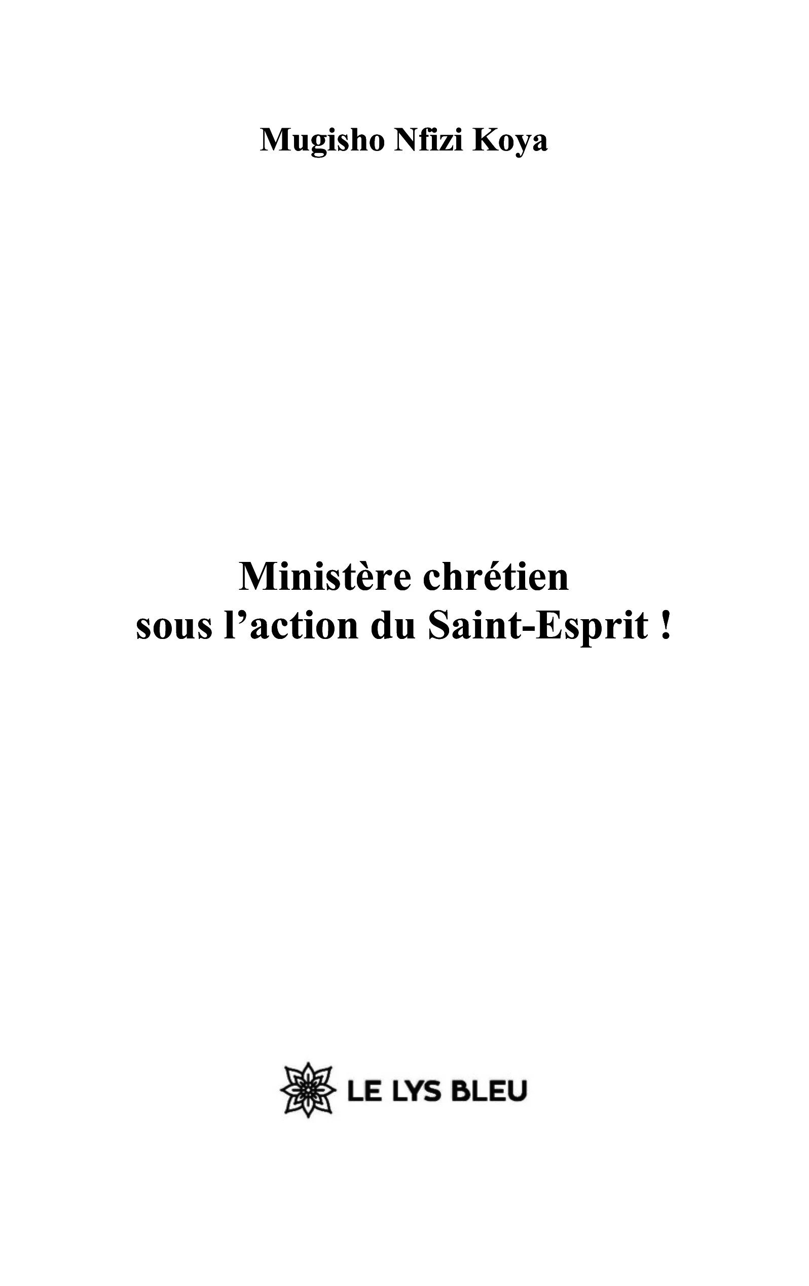 Ministère chrétien sous l'action du Saint-Esprit ! - Image 3