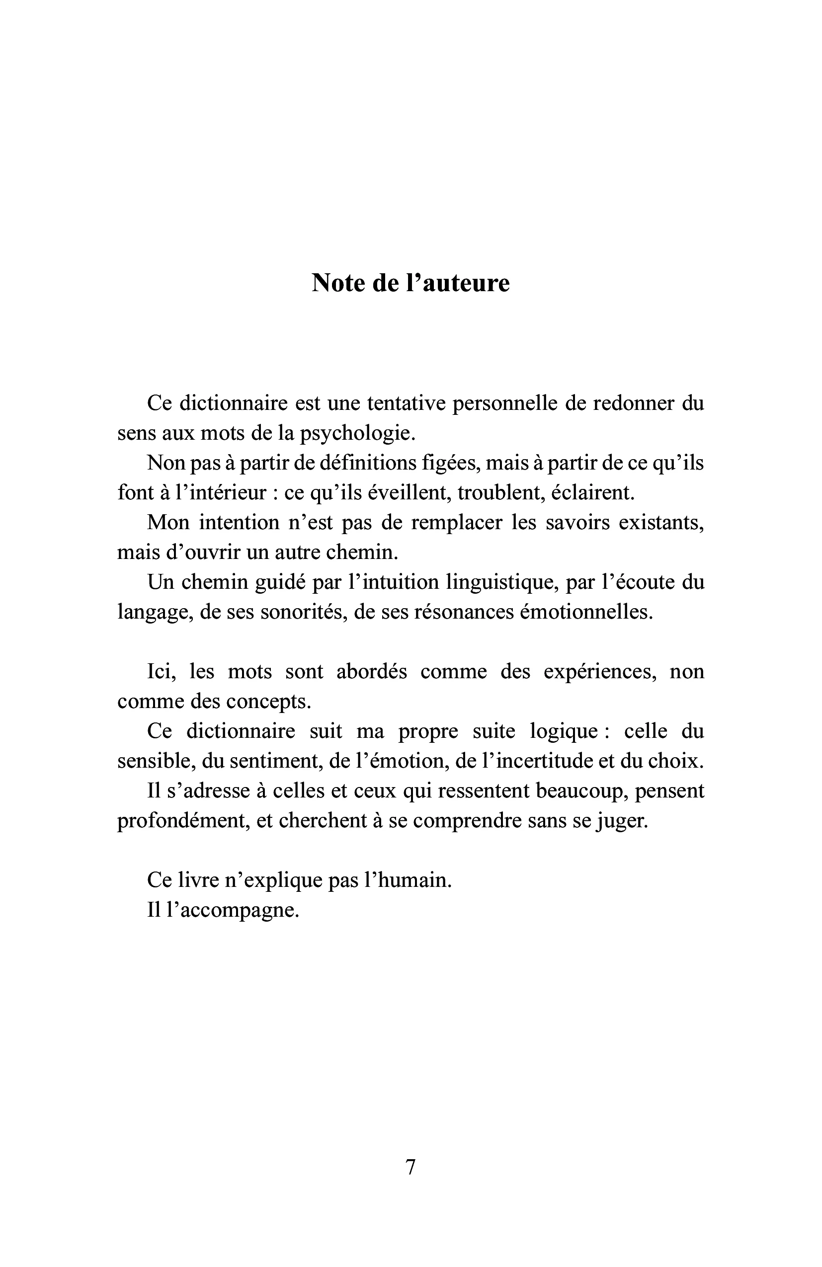 Dictionnaire sensible des états intérieurs - Image 3