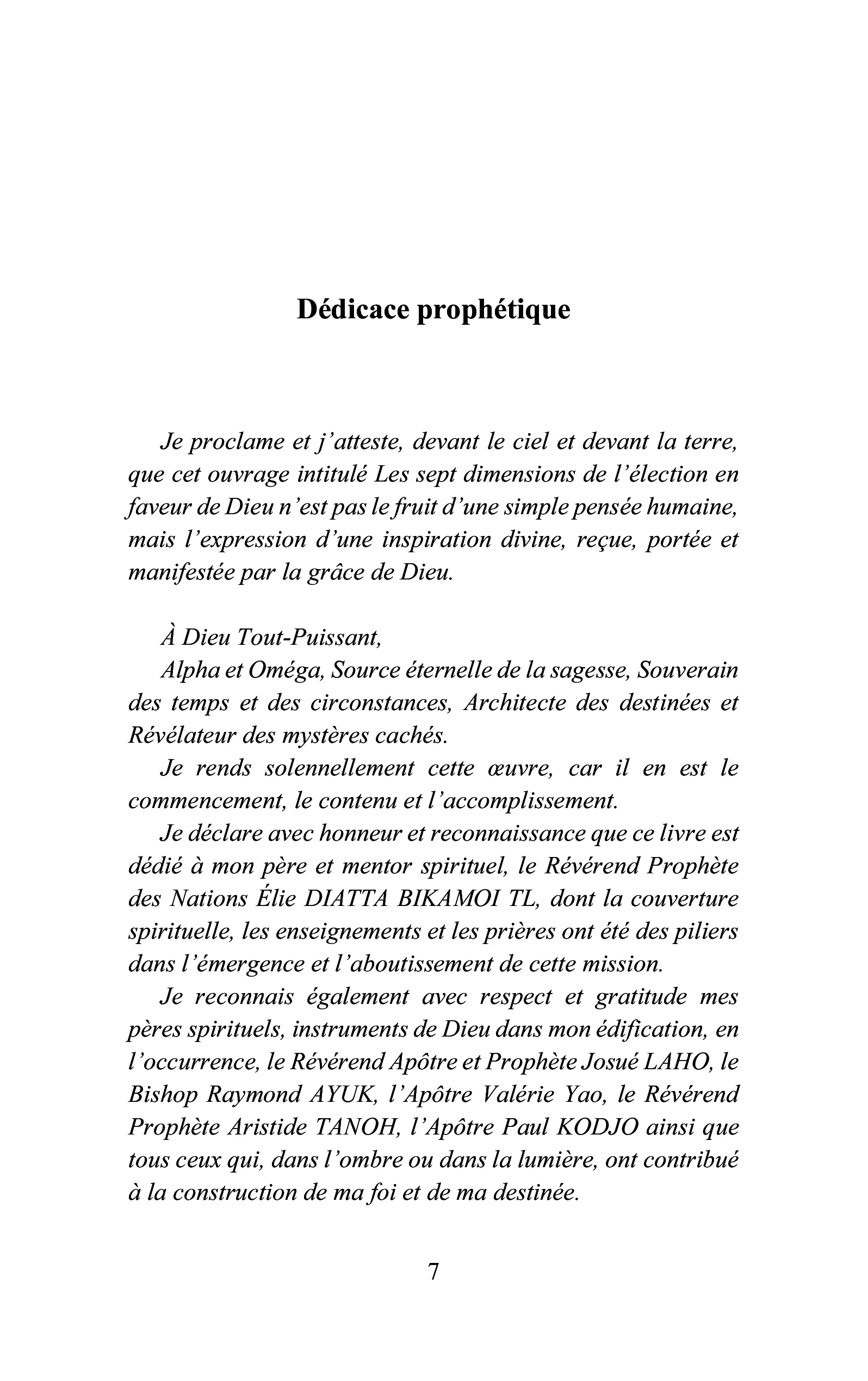 Les sept dimensions de l'élection divine - Image 10