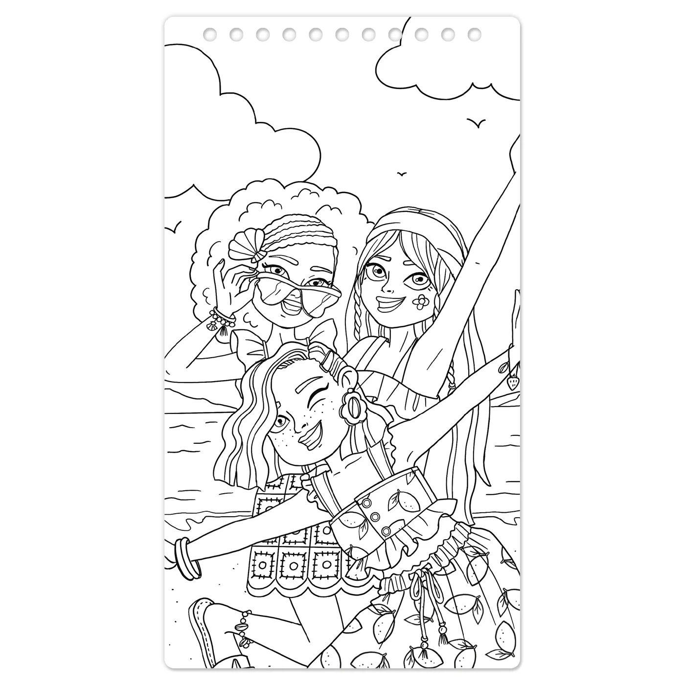 Carnet créatif Mode Academy Soleil (avec un bracelet) - Image 22
